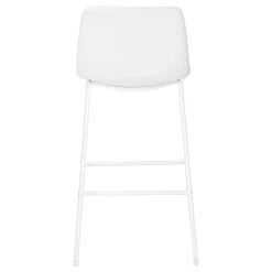 Chaise de bureau - blanc simili-cuir / sureelevee - Monarch