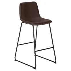 Chaise de bureau - brun simili-cuir / sureelevee - Monarch