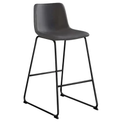 Chaise de bureau - gris simili-cuir / sureelevee - Monarch