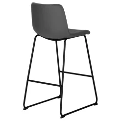 Chaise de bureau - gris simili-cuir / sureelevee - Monarch
