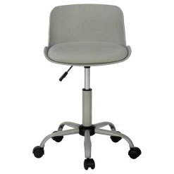Chaise de bureau - juvénile dossier bas - hauteur réglable - gris - Monarch