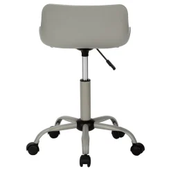 Chaise de bureau - juvénile dossier bas - hauteur réglable - gris - Monarch