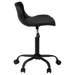 Chaise de bureau - juvénile dossier bas - hauteur réglable - noire - Monarch