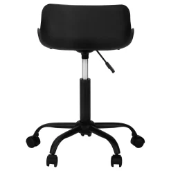Chaise de bureau - juvénile dossier bas - hauteur réglable - noire - Monarch