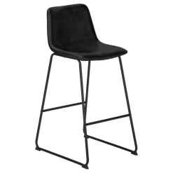Chaise de bureau - noir simili-cuir / sureelevee - Monarch