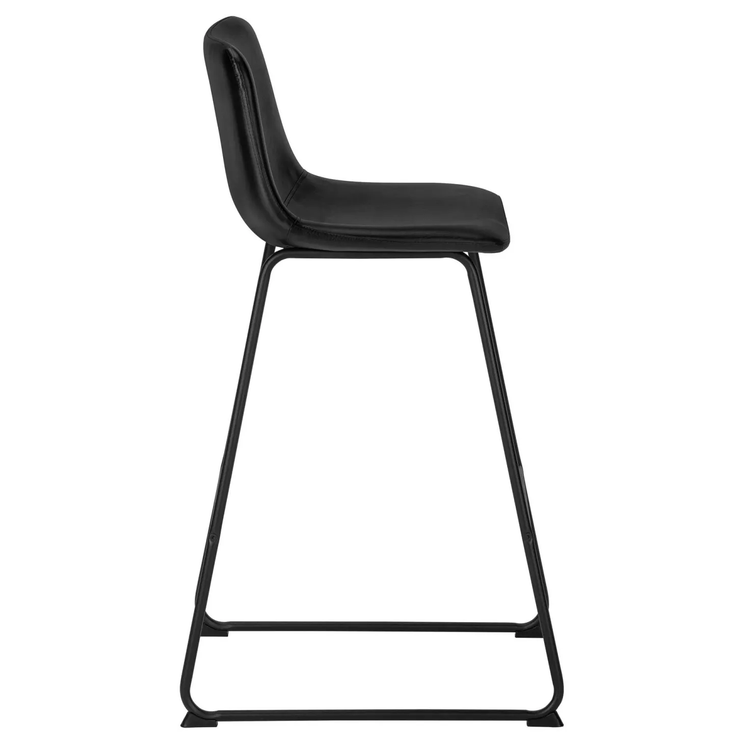 Chaise de bureau - noir simili-cuir / sureelevee - Monarch