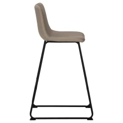 Chaise de bureau - taupe simili-cuir / sureelevee - Monarch
