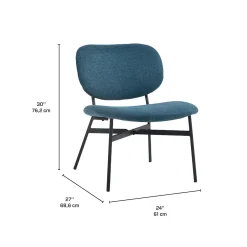 Chaise de salle à manger - bleu
