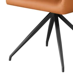 Chaise pivotante - orange citrouille