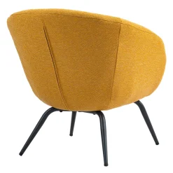 Chaise rembourrée - jaune