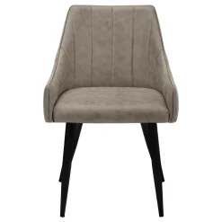 Chaises avec accoudoirs bas (bte de 2) - taupe - Monarch