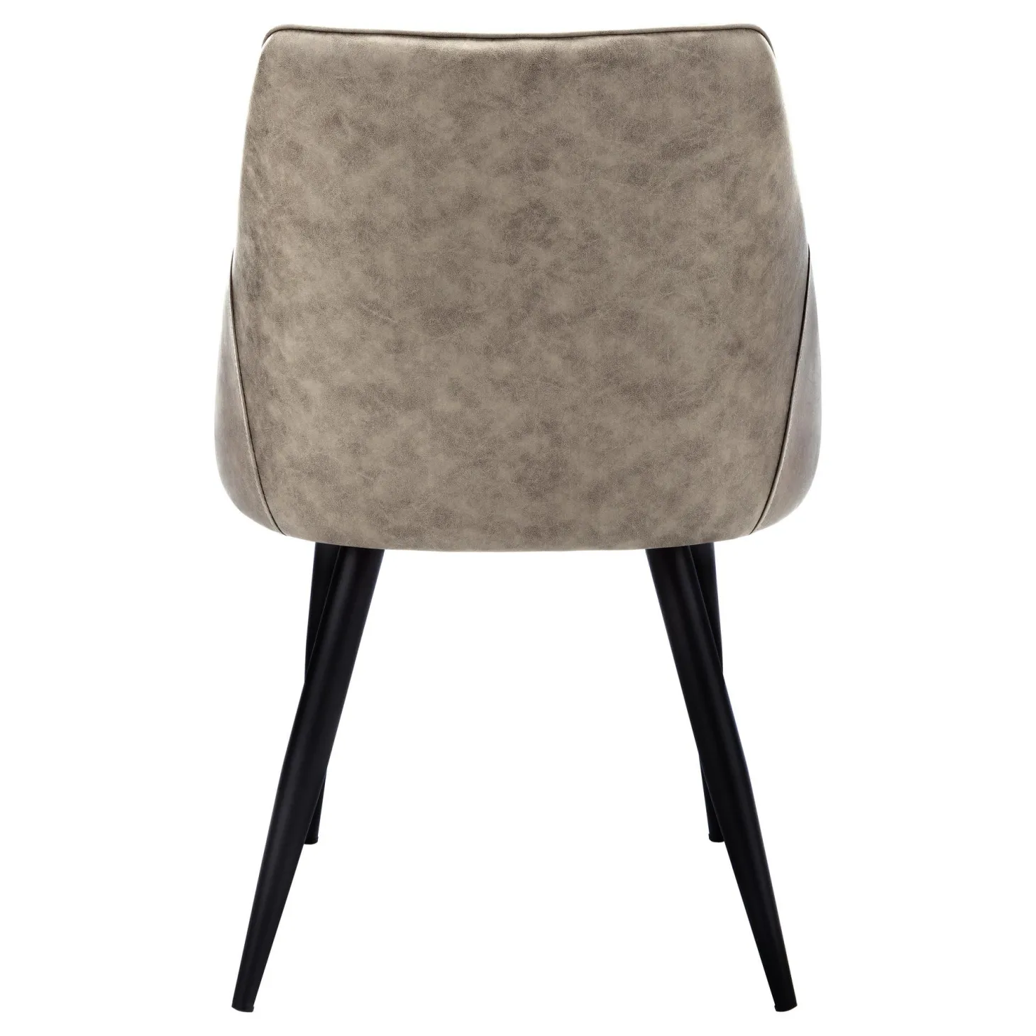 Chaises avec accoudoirs bas (bte de 2) - taupe - Monarch
