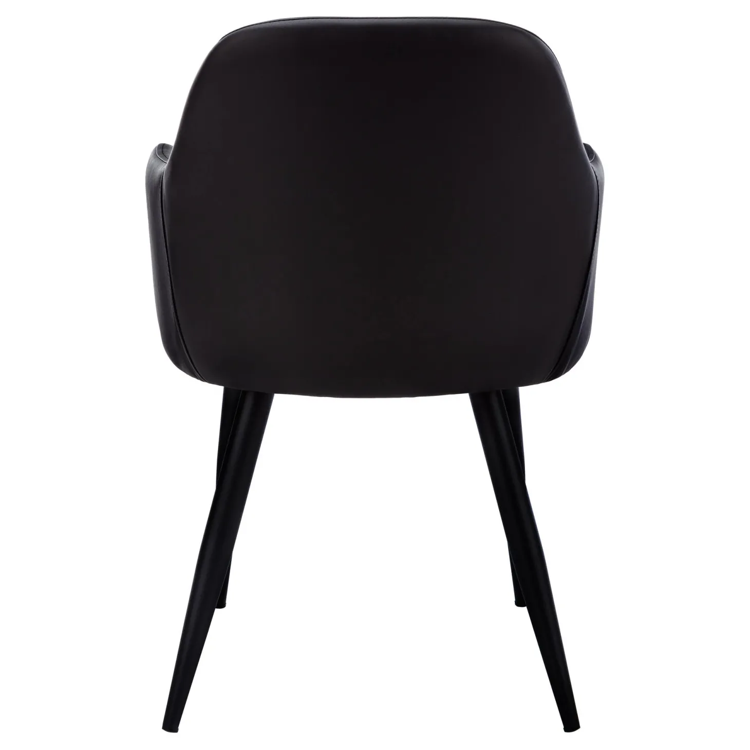 Chaises avec accoudoirs (bte de 2) - noir - Monarch