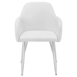 Chaises avec accoudoirs (bte de 2) - blanc - Monarch