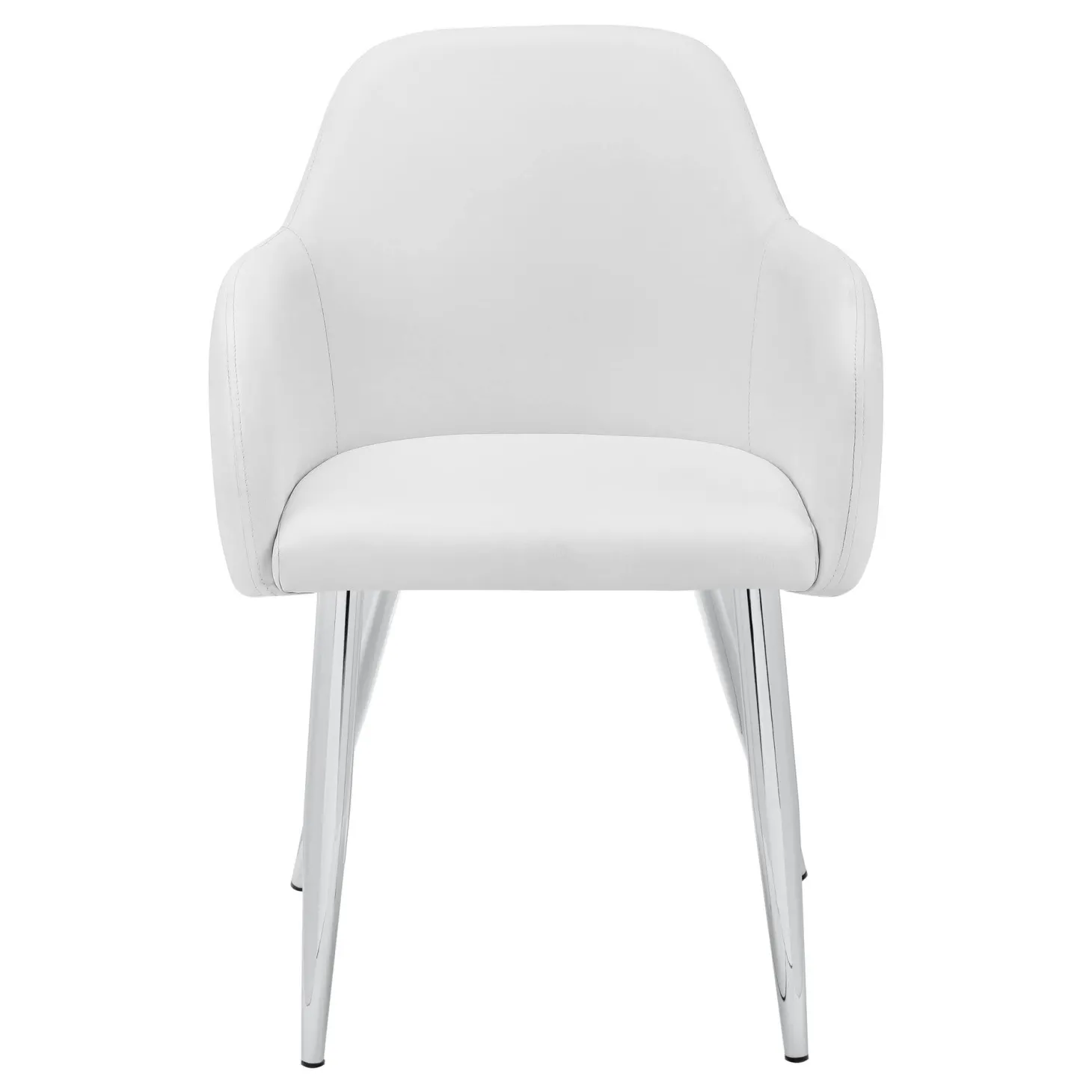 Chaises avec accoudoirs (bte de 2) - blanc - Monarch