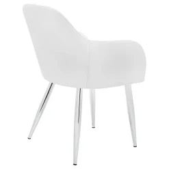 Chaises avec accoudoirs (bte de 2) - blanc - Monarch