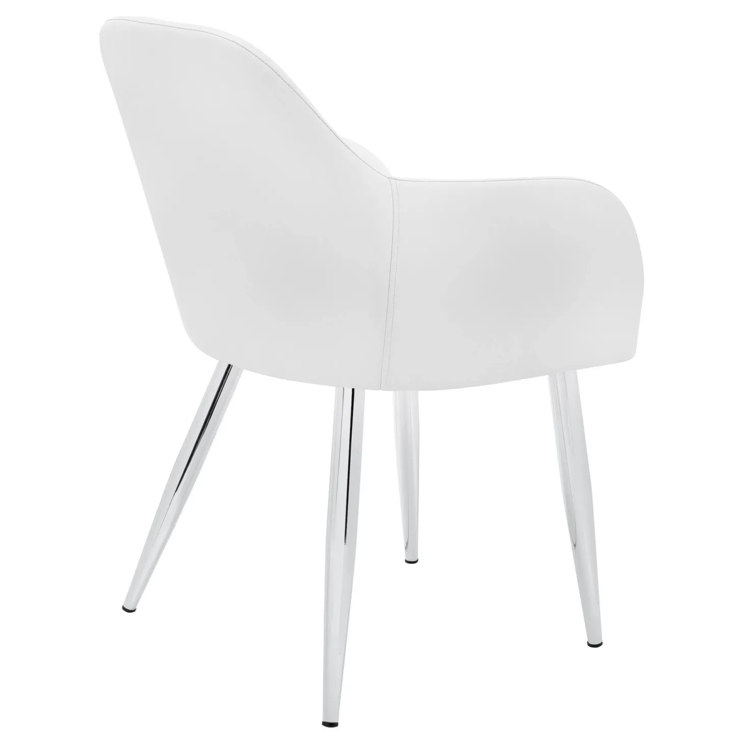 Chaises avec accoudoirs (bte de 2) - blanc - Monarch