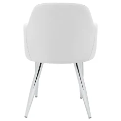 Chaises avec accoudoirs (bte de 2) - blanc - Monarch