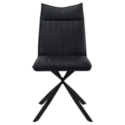 Chaises avec piètement araignée noir (bte de 2) - noir - Monarch