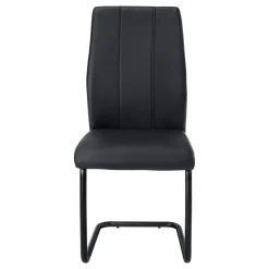 Chaises avec piètement noir (bte de 2) - noir - Monarch