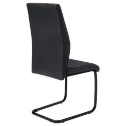 Chaises avec piètement noir (bte de 2) - noir - Monarch