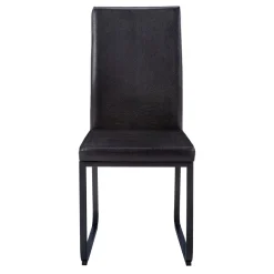 Chaises avec piètement noir (bte de 2) - noir - Monarch