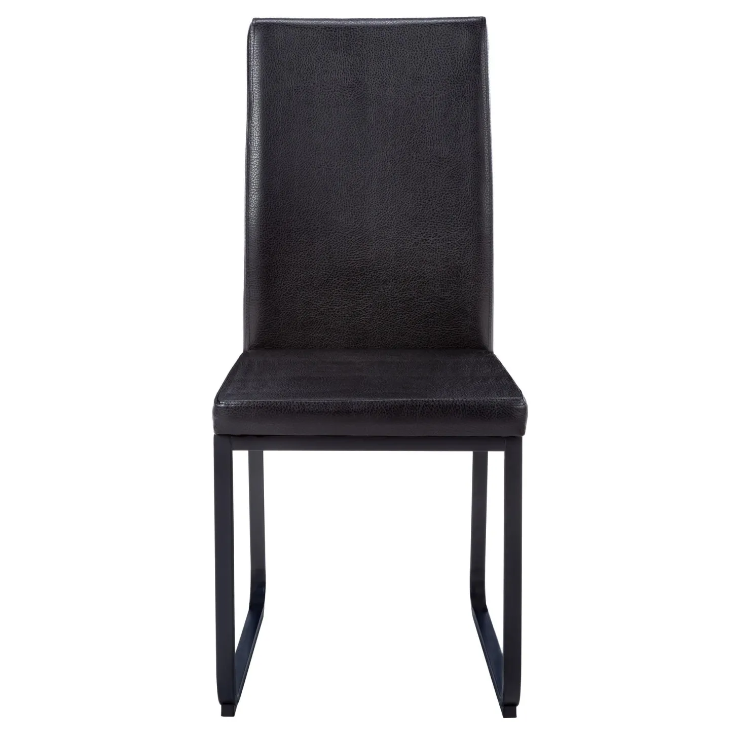 Chaises avec piètement noir (bte de 2) - noir - Monarch