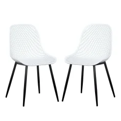 Chaises (bte de 2) - blanc