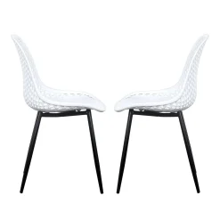 Chaises (bte de 2) - blanc