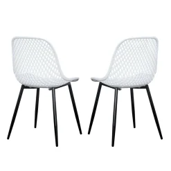 Chaises (bte de 2) - blanc