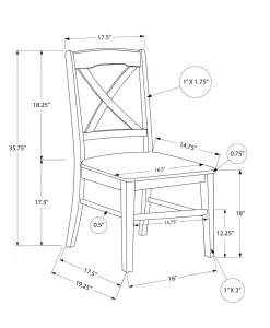 Chaises (bte de 2) - blanc - Monarch