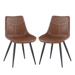 Chaises (bte de 2) - brun