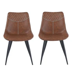 Chaises (bte de 2) - brun