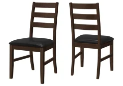 Chaises (bte de 2) - brun & noir - Monarch