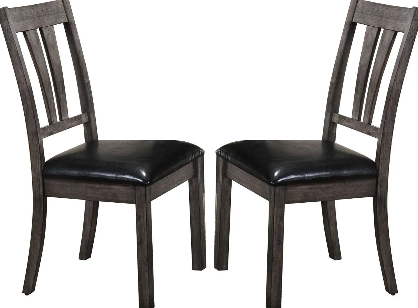 Chaises (bte de 2) - brun foncé