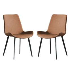 Chaises (bte de 2) - cognac