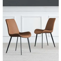 Chaises (bte de 2) - cognac