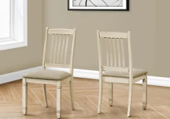 Chaises (bte de 2) - crème - Monarch