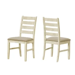 Chaises (bte de 2) - crème - Monarch