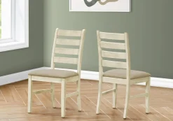 Chaises (bte de 2) - crème - Monarch