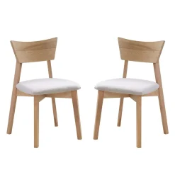 Chaises (bte de 2) - grège