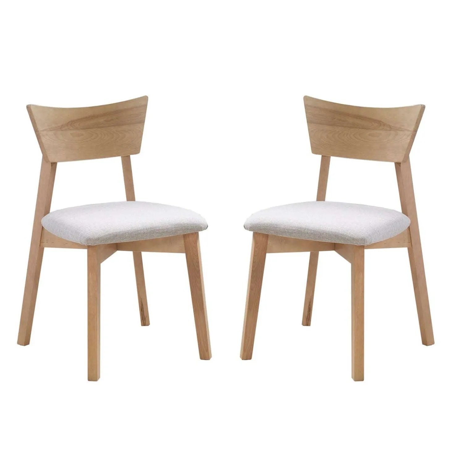 Chaises (bte de 2) - grège