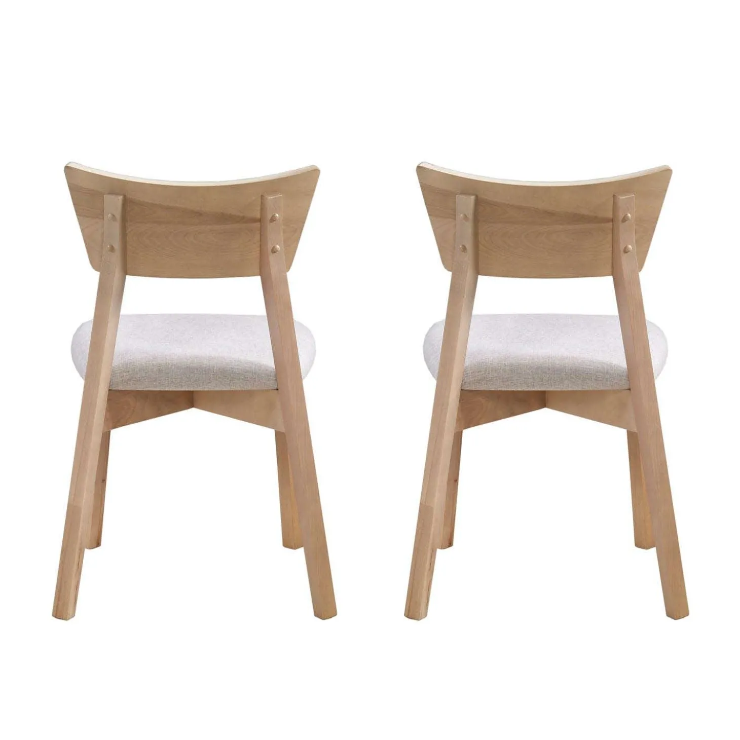Chaises (bte de 2) - grège