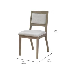 Chaises (bte de 2) - gris