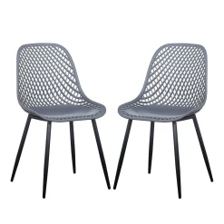 Chaises (bte de 2) - gris
