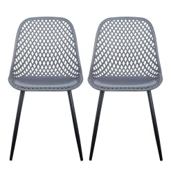 Chaises (bte de 2) - gris