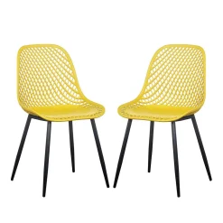 Chaises (bte de 2) - jaune