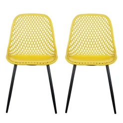 Chaises (bte de 2) - jaune