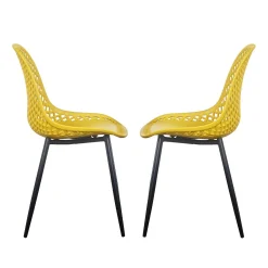Chaises (bte de 2) - jaune