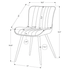 Chaises (bte de 2) - Monarch